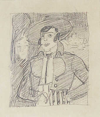 Рудаков Константин Иванович. Испанец. Эскиз иллюстрации 